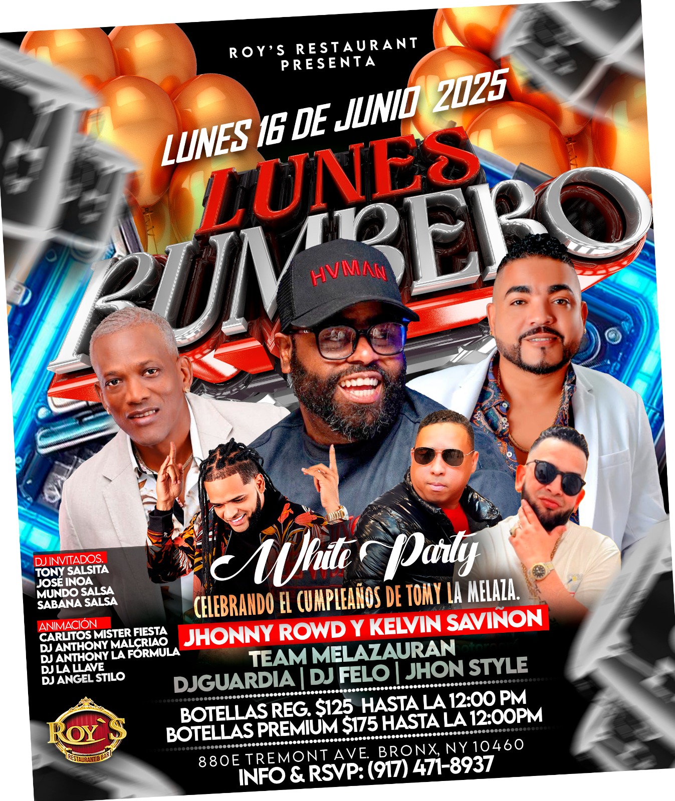 LUNES RUMBERO WHITE PARTY