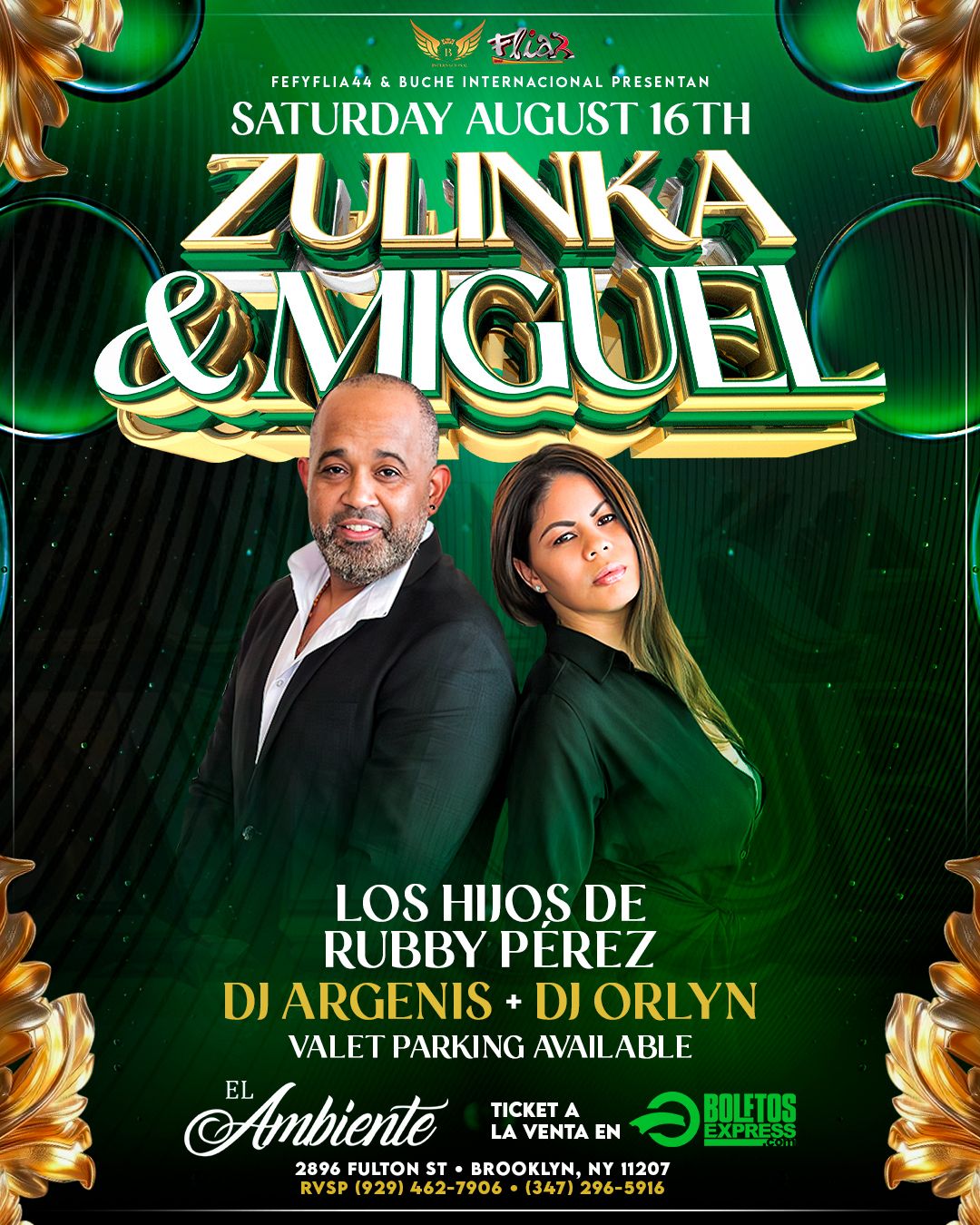 ZULINKA & MIGUEL | LOS HIJOS DE RUBBY PEREZ