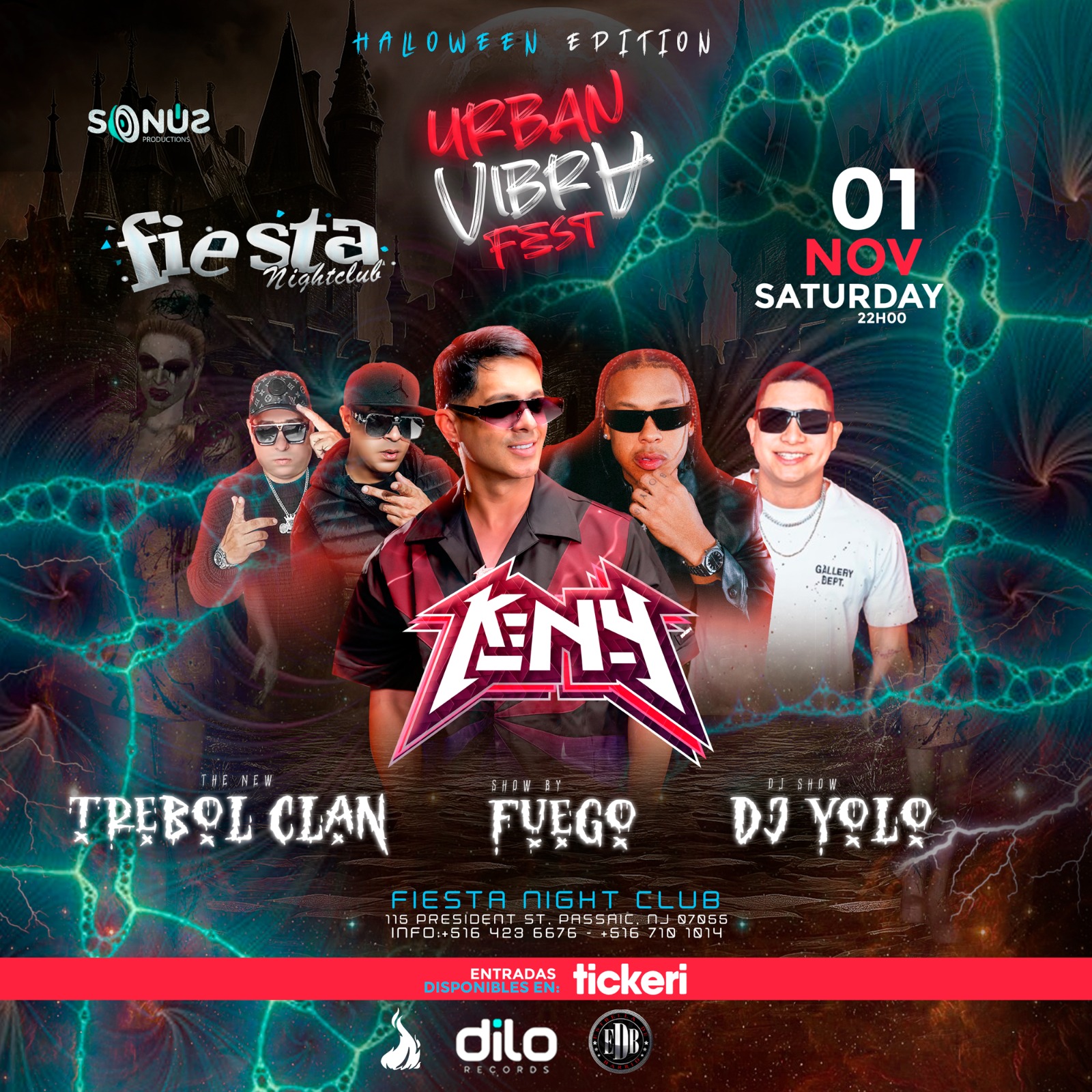 KEN-Y , FUEGO, TREBOL CLAN (Berto & Joan la Voz ), DJ YOLO