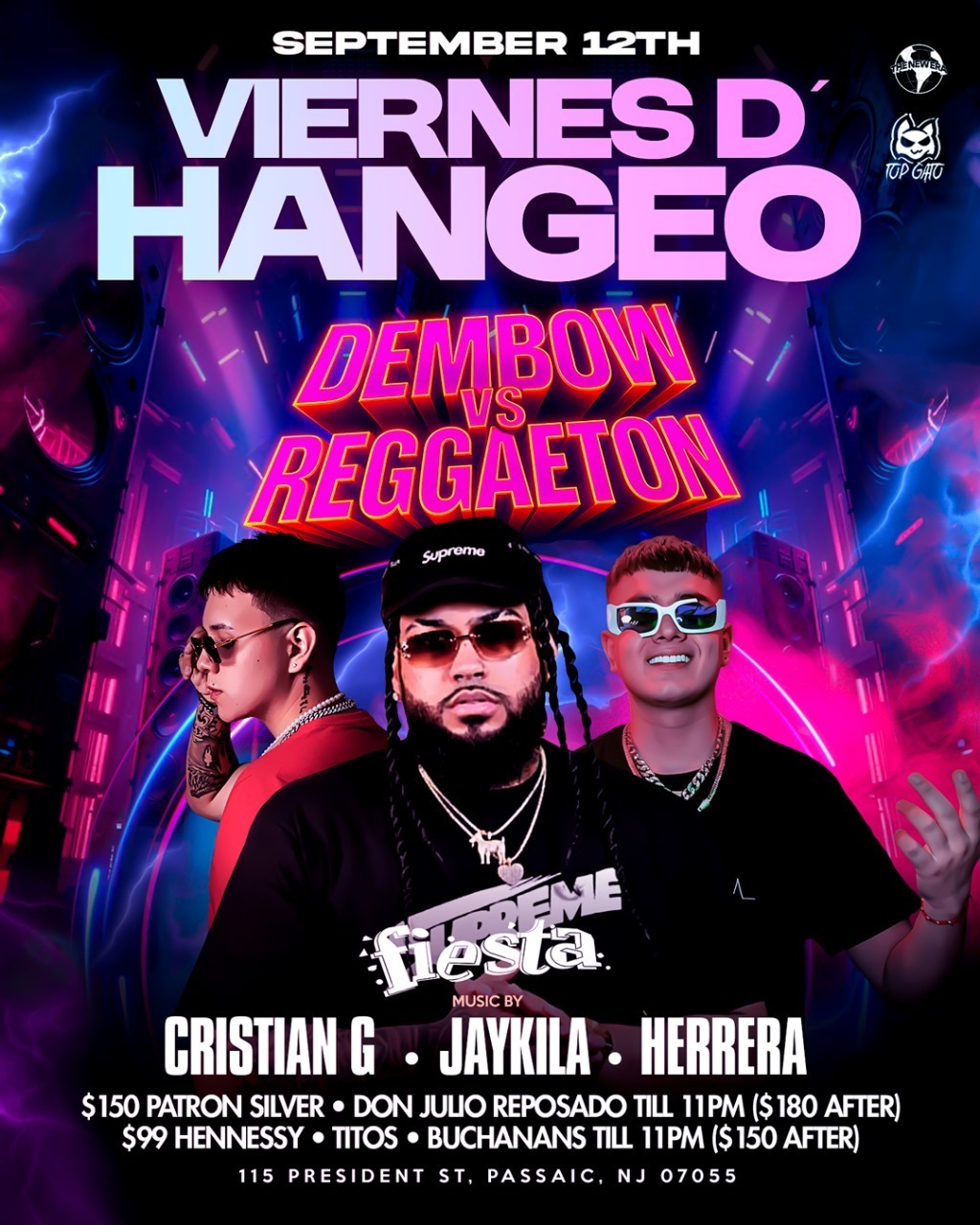 Buy tickets for CRISTIAN G, JAYKILA, HERRERA CRISTIAN G, JAYKILA, HERRERA