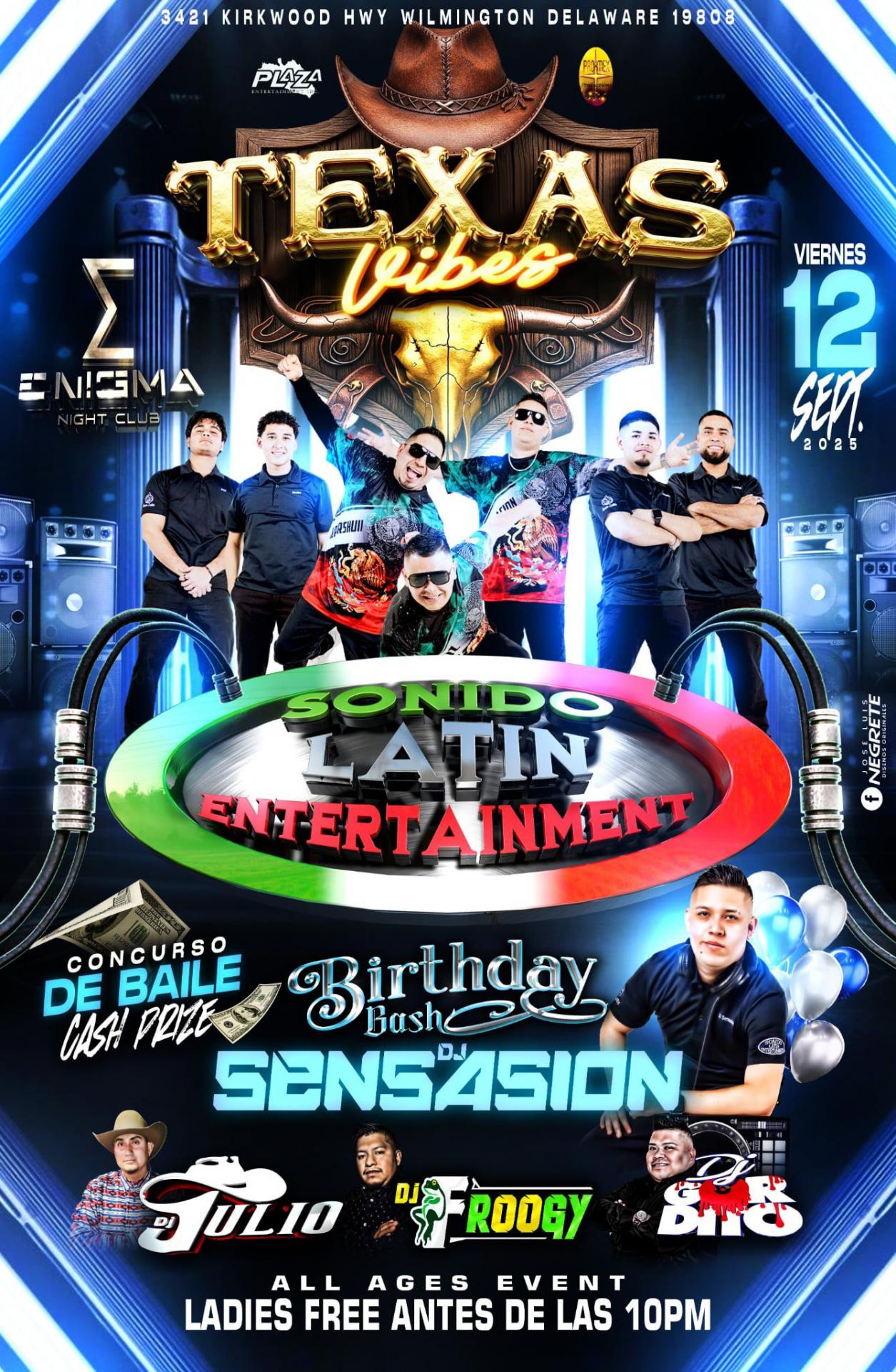 Buy tickets for SONIDO LATIN ENTERTAINMENT | DJ JULIO - DJ FROOGY - DJ GORDO SONIDO LATIN ENTERTAINMENT | DJ JULIO - DJ FROOGY - DJ GORDO