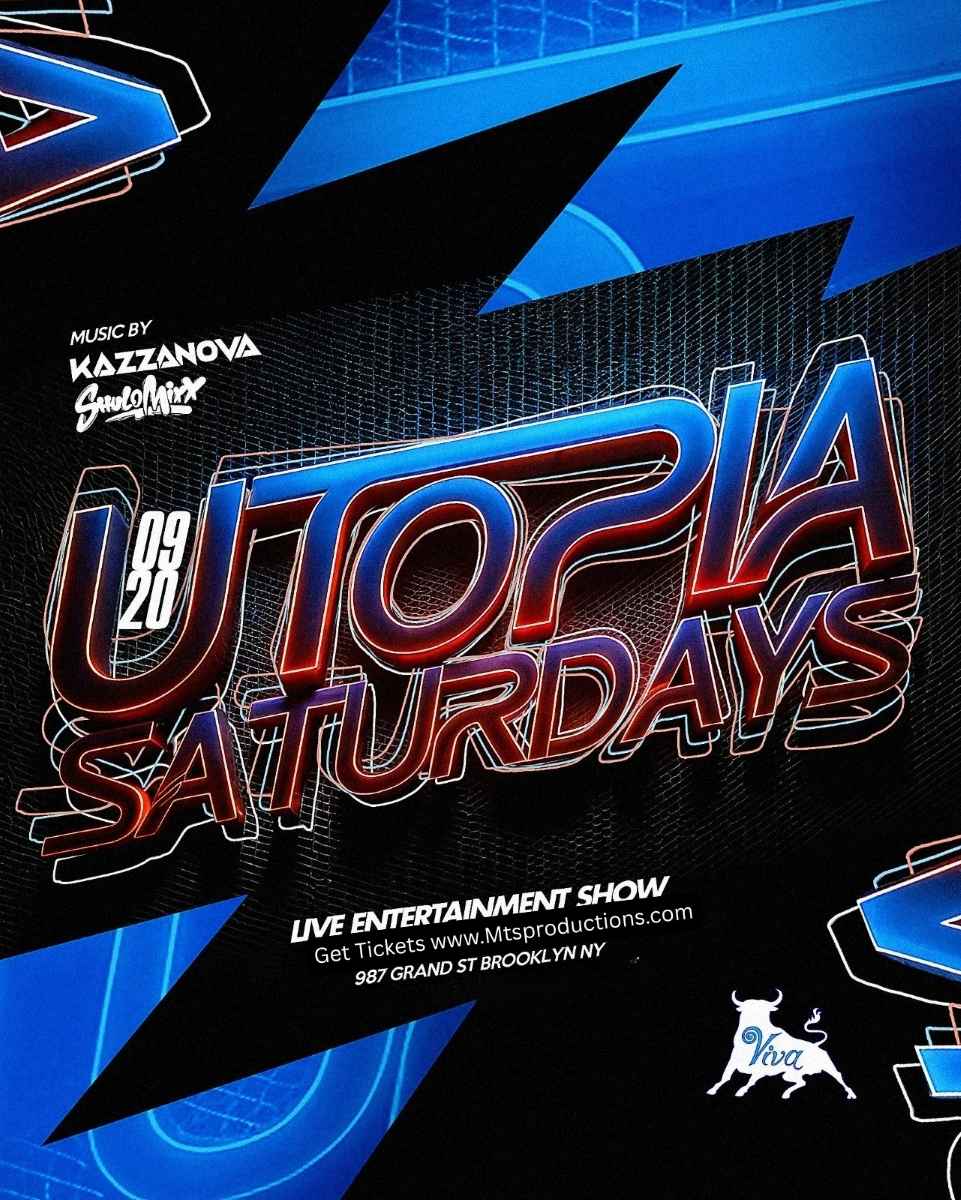 Buy tickets for Utopia Saturdays – September 20th at Viva Toro Nightclub Williamsburg Utopia Saturdays – September 20th at Viva Toro Nightclub Williamsburg