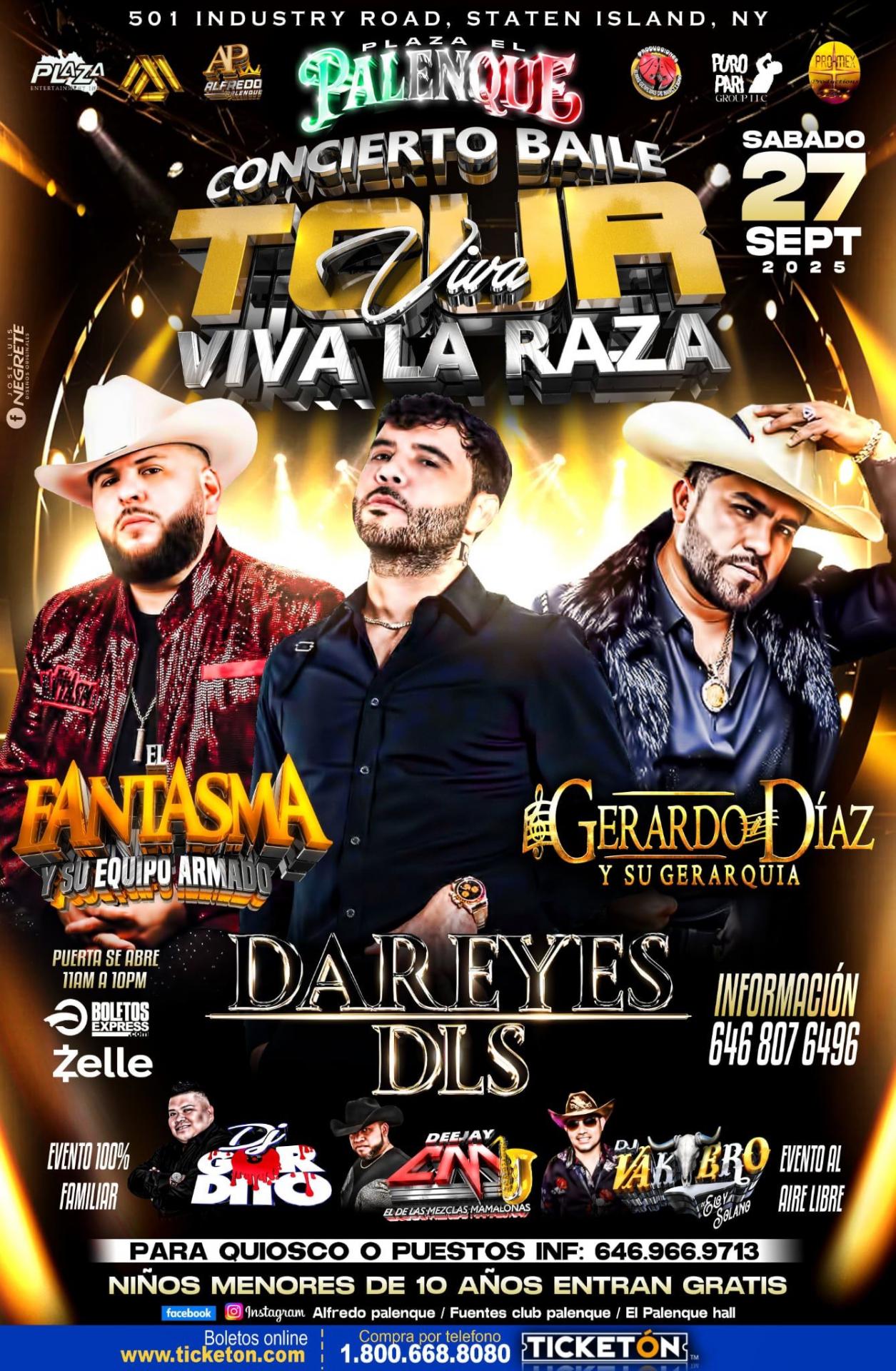 Buy tickets for EL FANTASMA Y SU EQUIPO ARMADO & GERARDO DIAZ Y SU GERARQUIA EL FANTASMA Y SU EQUIPO ARMADO & GERARDO DIAZ Y SU GERARQUIA