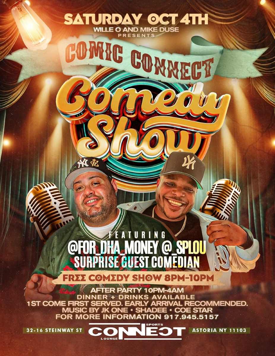 Comic Connect Comedy Show | Free Comedy Show in NYC with After Party