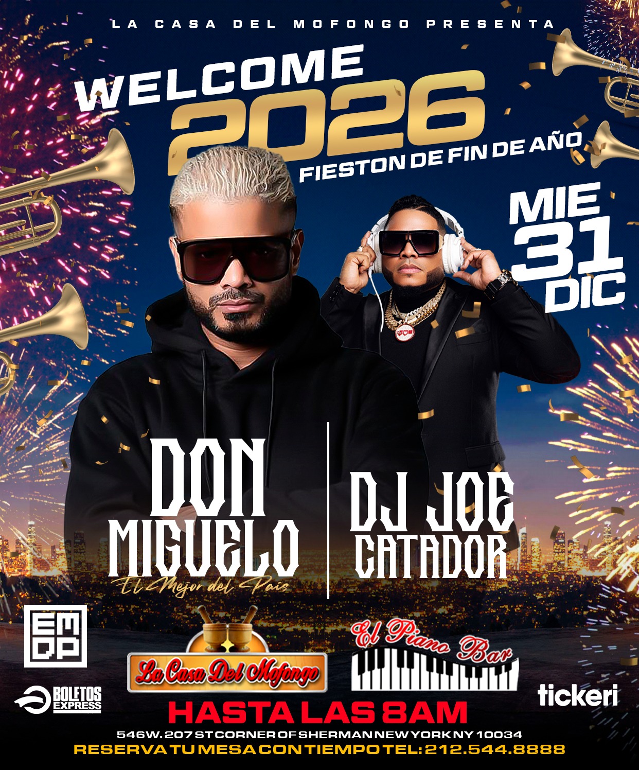 EL MEJOR FIESTON DE FIN DE AÑO DON MIGUELO & JOE EL CATADOR