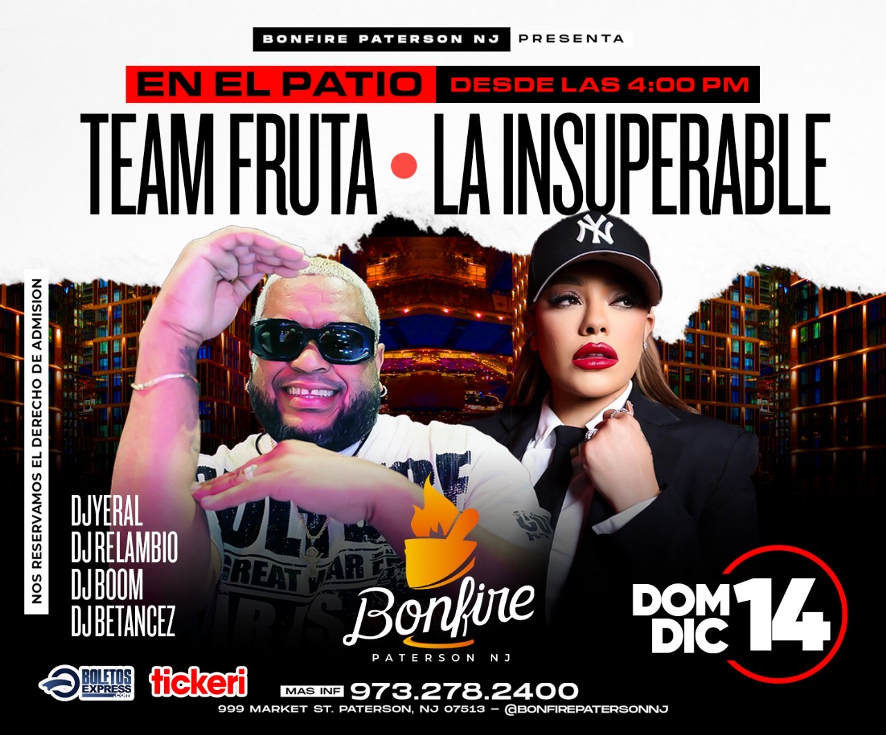 Buy tickets for Team Fruta & La Insuperable Team Fruta & La Insuperable