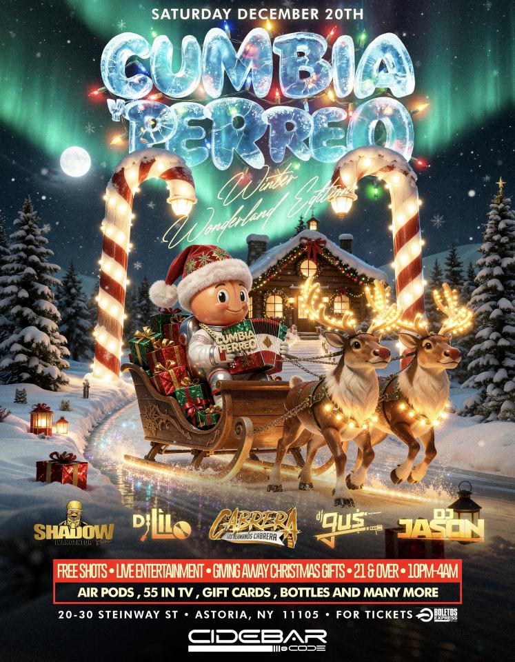 Buy tickets for Cumbia y Perreo Winter Wonderland Cumbia y Perreo Winter Wonderland