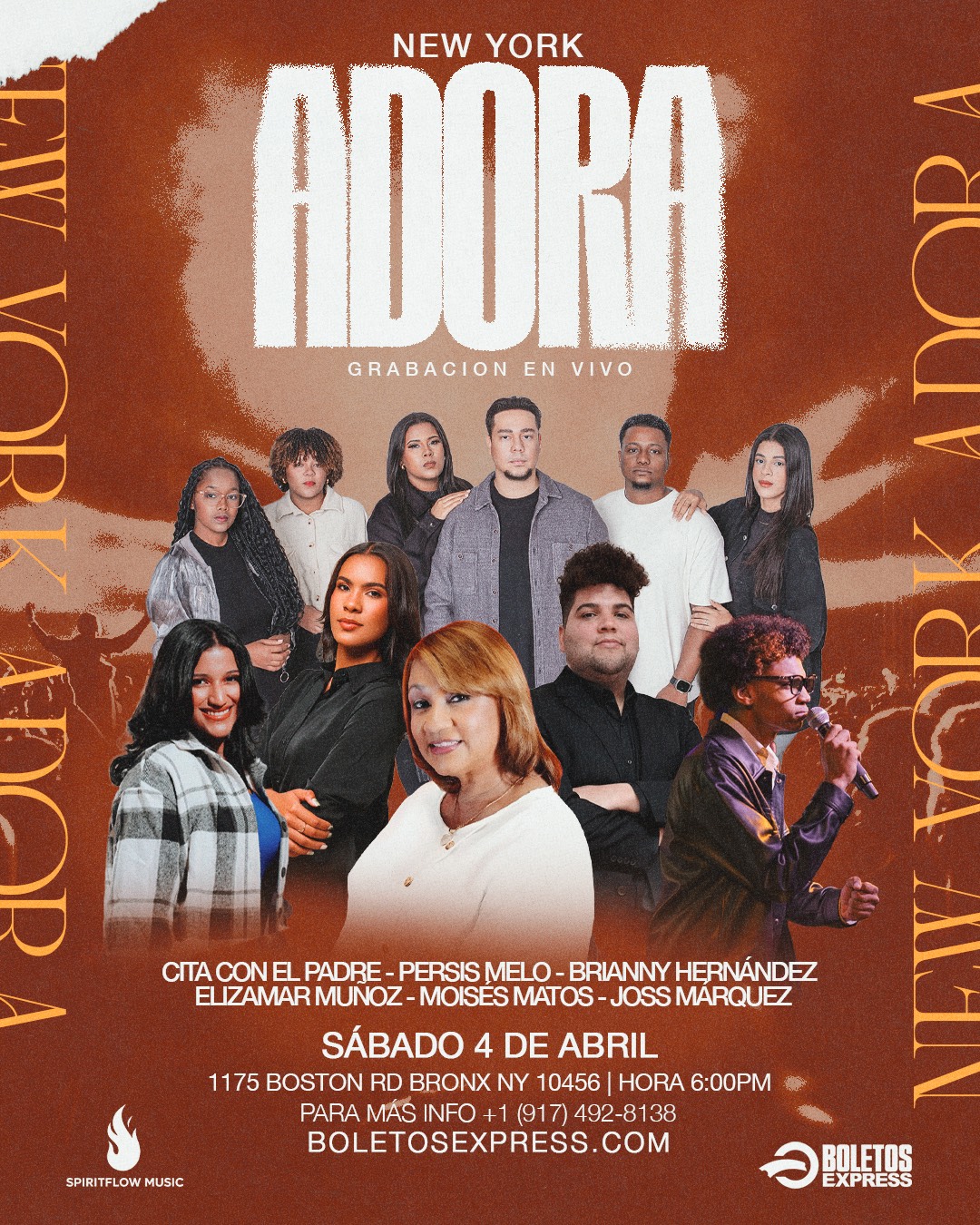 Buy tickets for NEW YORK ADORA - CITA CON EL PADRE, PERSIS MELO & ELIZAMAR MUÑOZ NEW YORK ADORA - CITA CON EL PADRE, PERSIS MELO & ELIZAMAR MUÑOZ