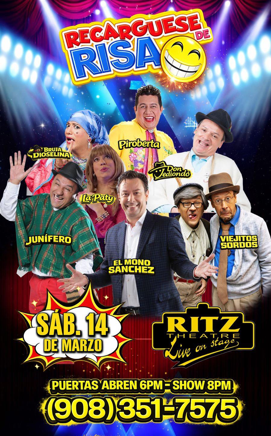 Buy tickets for RECARGUESE DE LA RISA RECARGUESE DE LA RISA