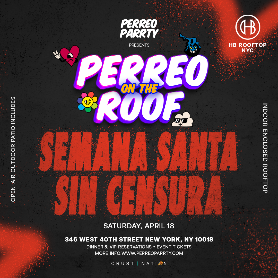 Semana Santa Reggaeton Rooftop NYC Skyline Views Party