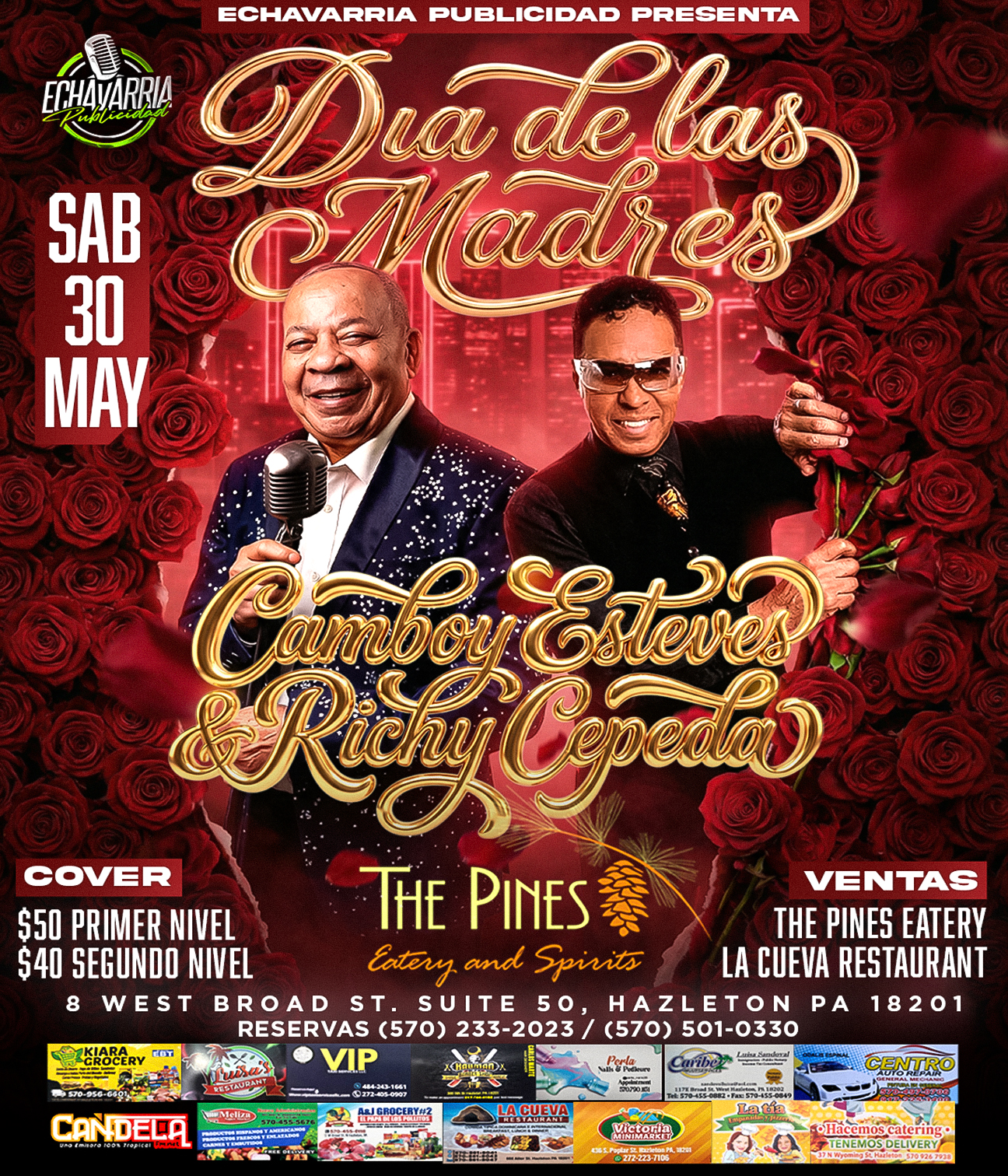 Buy tickets for CAMBOY ESTEVEZ & RICHY CEPEDA CAMBOY ESTEVEZ & RICHY CEPEDA