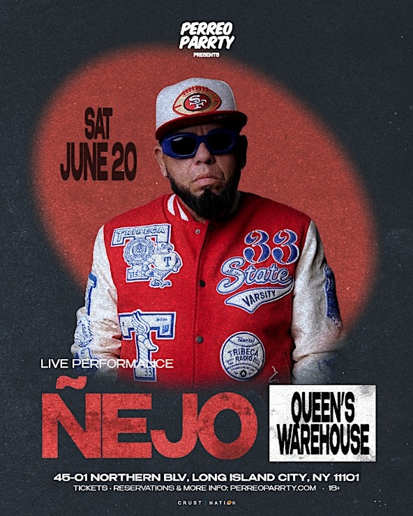 Buy tickets for Perreo Glow: NEJO performing Live (18+) Queens Warehouse Reggaeton Party Perreo Glow: NEJO performing Live (18+) Queens Warehouse Reggaeton Party