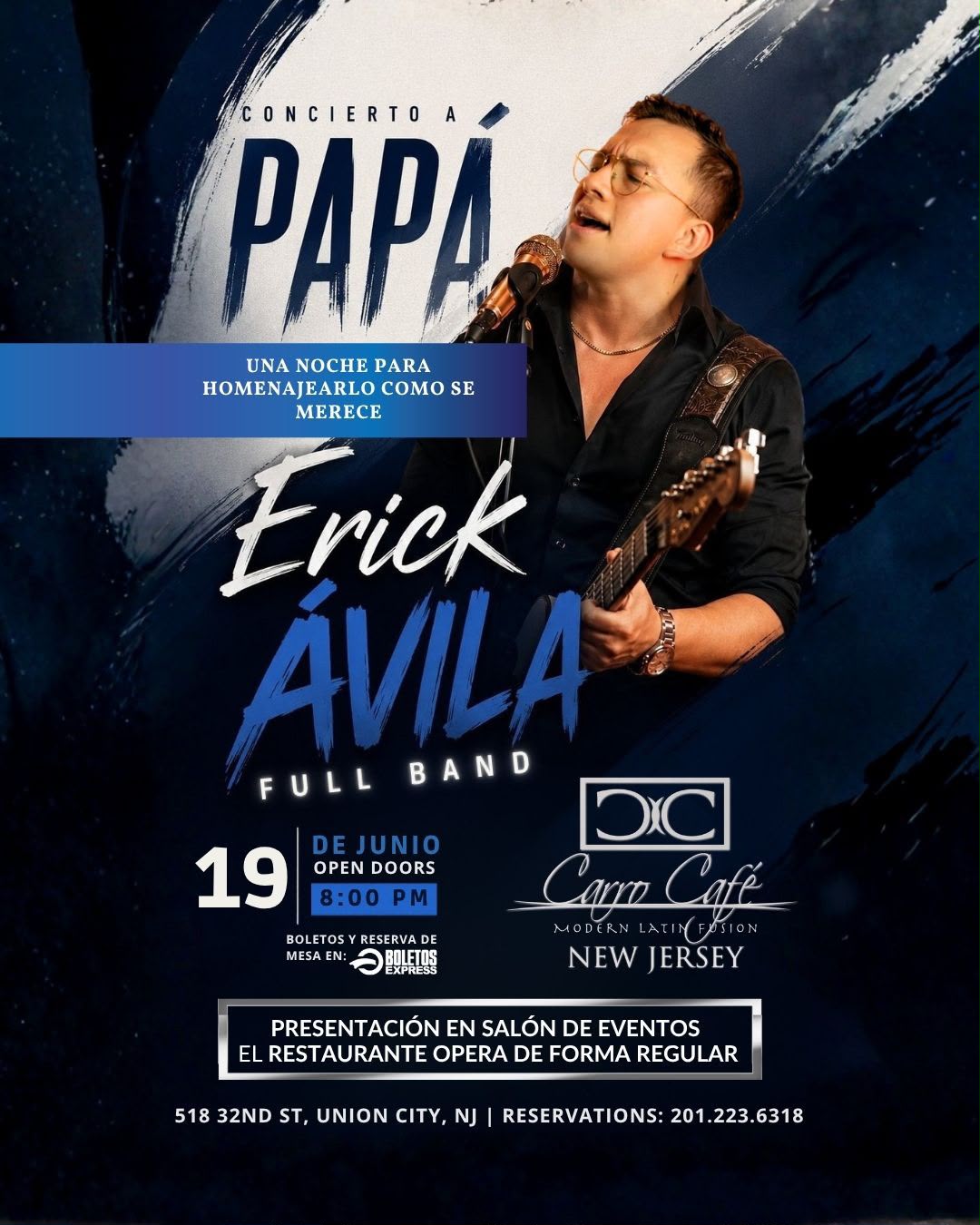 Buy tickets for ERICK AVILA - RESERVA DE MESA ERICK AVILA - RESERVA DE MESA