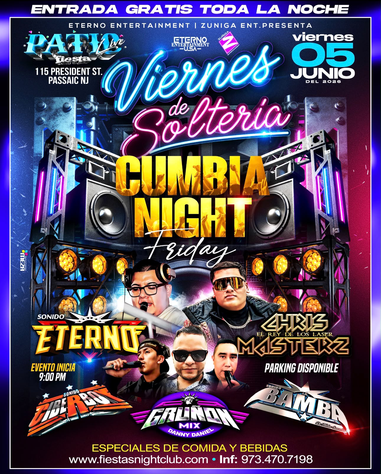 VIERNES DE SOLTERIA - CUMBIA NIGHT FRIDAY