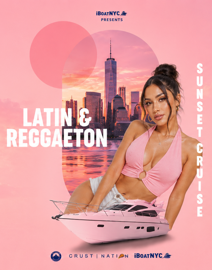 NYC #1 LATIN & REGGAETON Sunset Yacht Cruise Boat Party