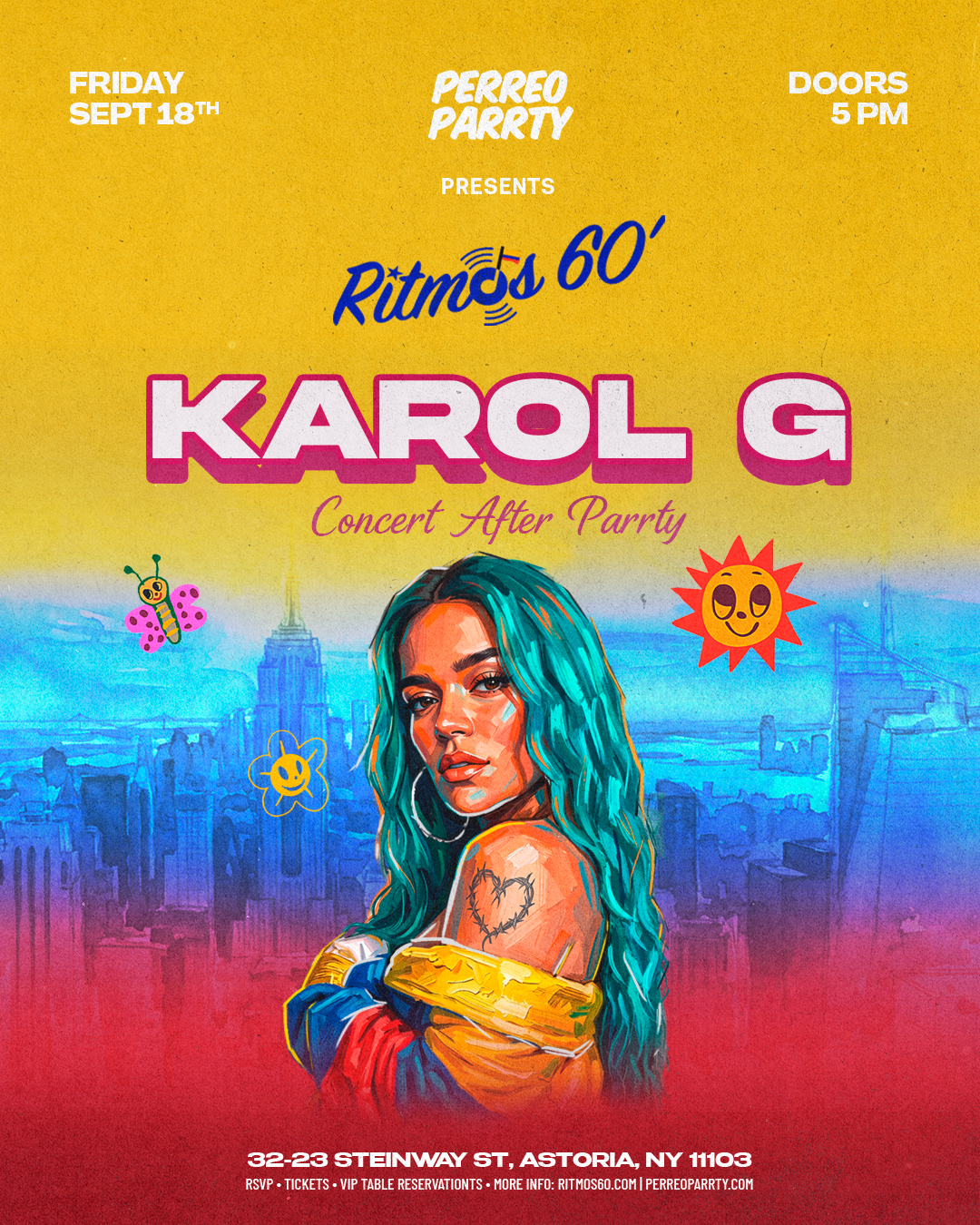 Karol G Concert After Party at Legendary Colombian Bar Ritmos NYC Reggaeton
